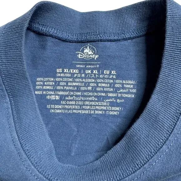 Disney Parks Disneyland Spirit Jersey - Navy & Gold Mickey Mouse - Size XL - Picture 9 of 10